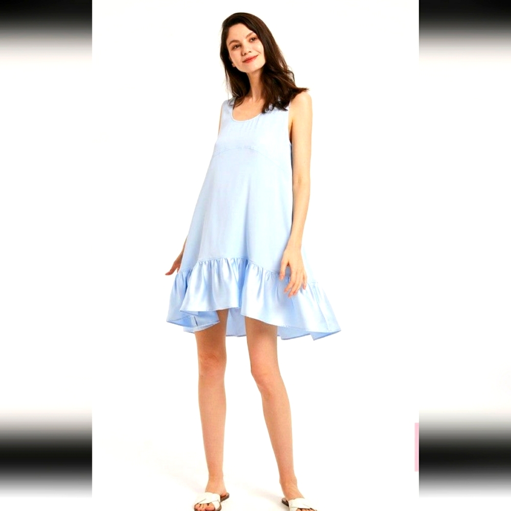 NAP LOUNGEWEAR BLUE DRESS